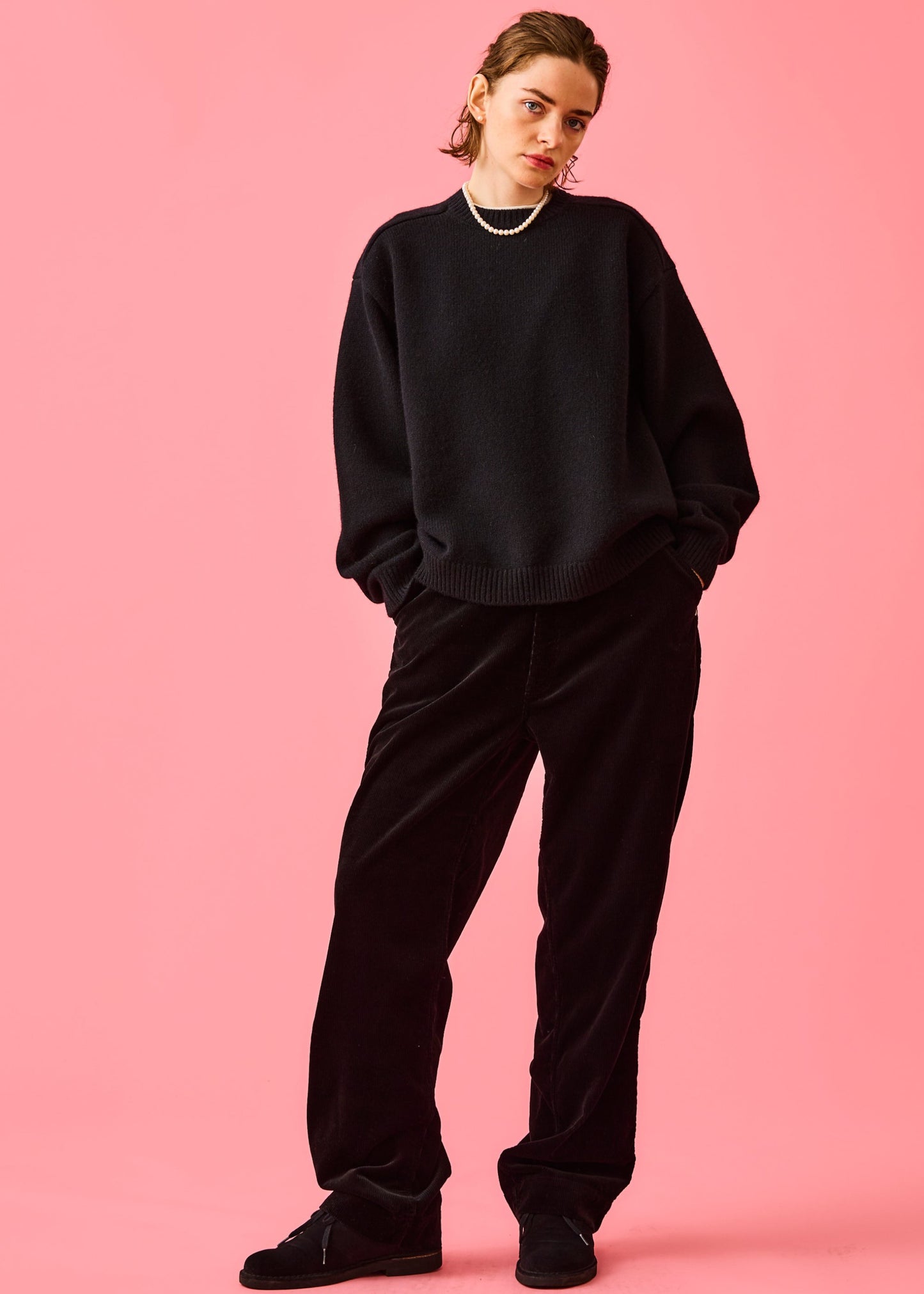 【Oblada】SKATER JEANS CORDUROY