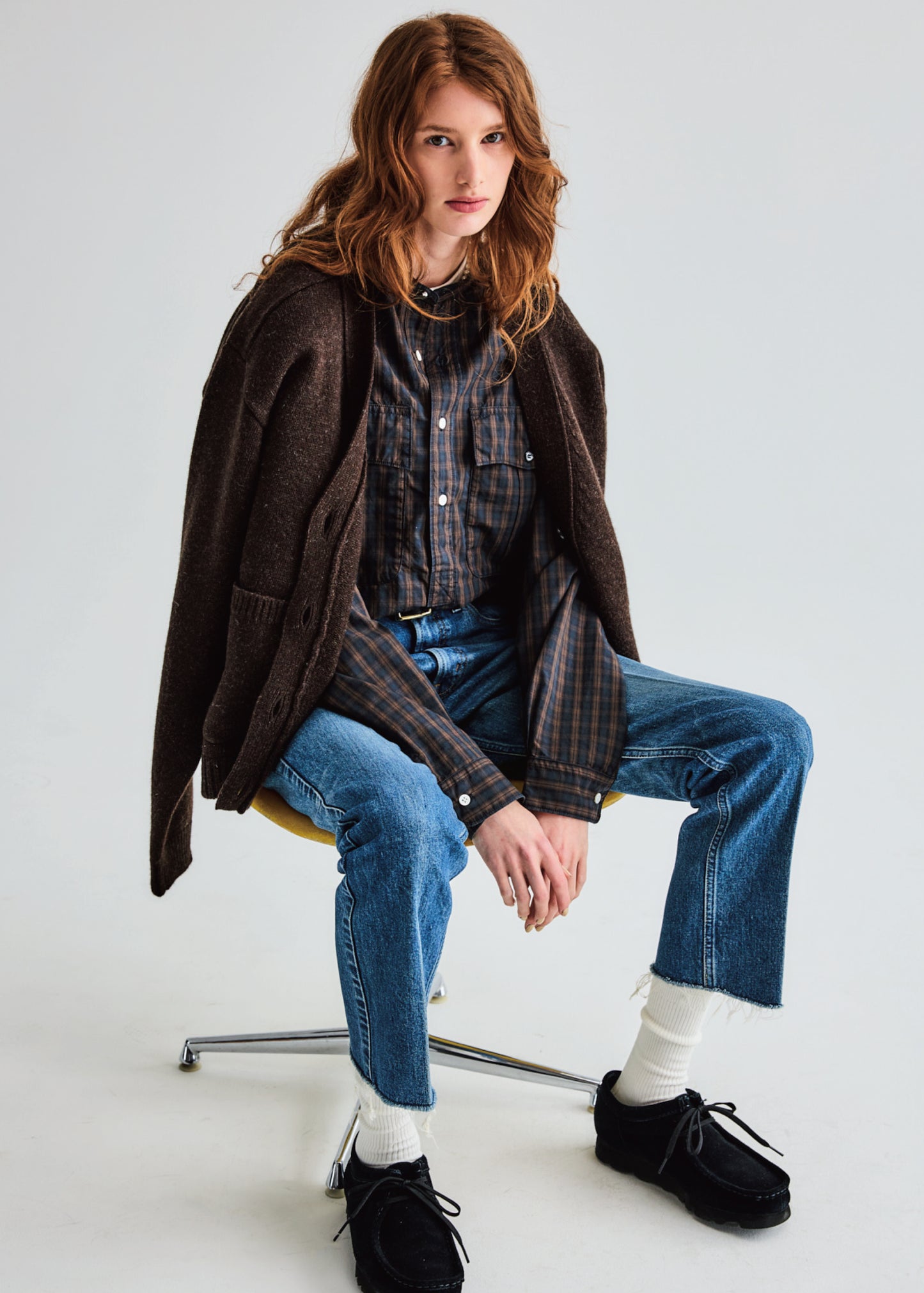 【Oblada】HIGH WAIST CUT OFF