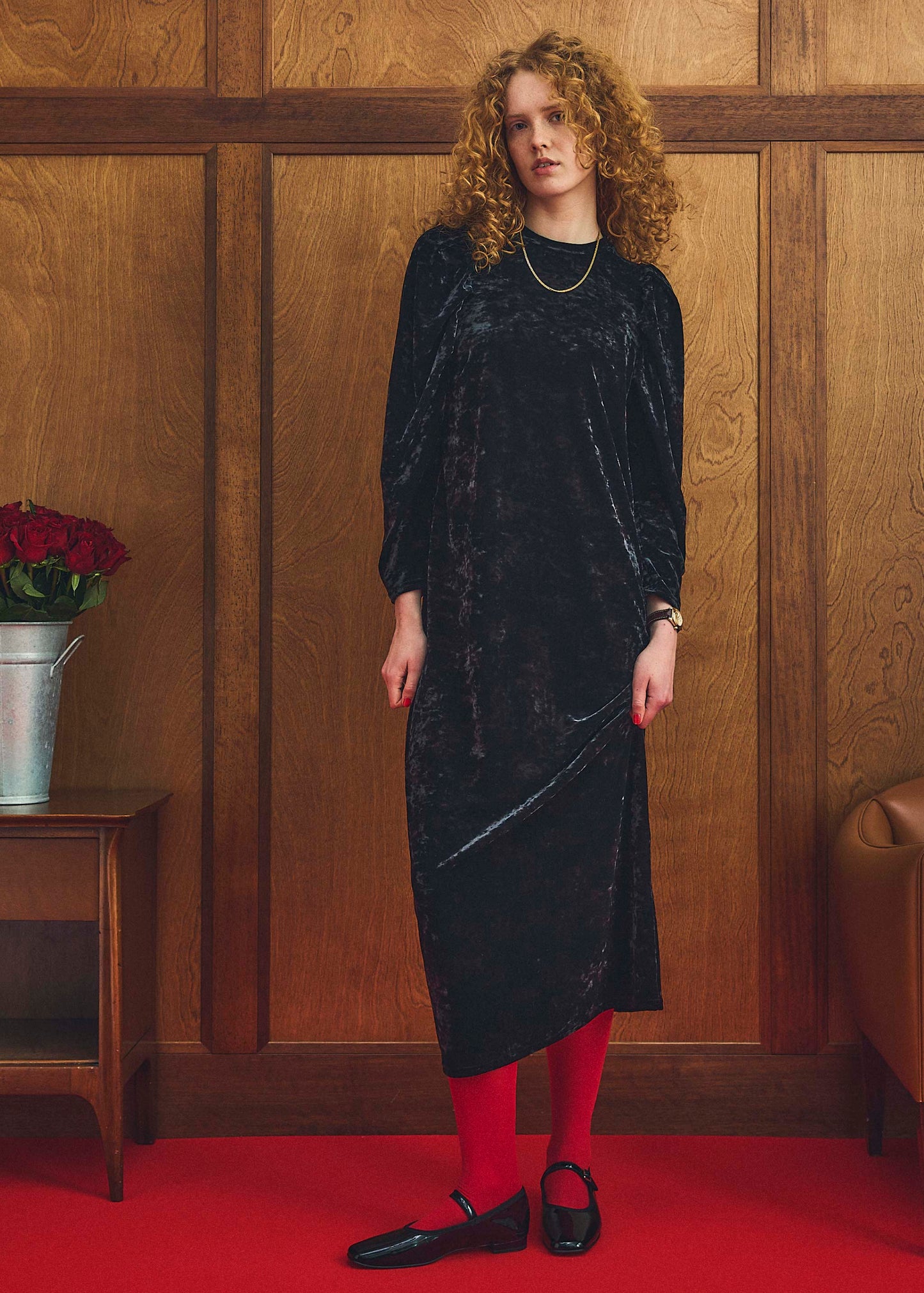 【Oblada】VELOR DRESS