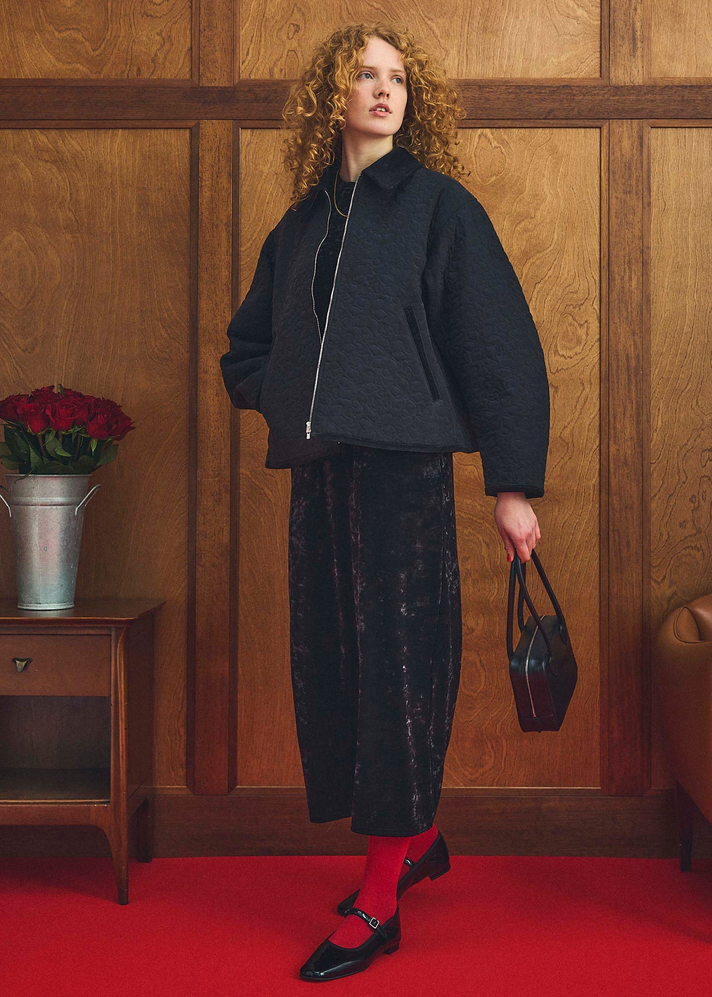 【Oblada】VELOR DRESS