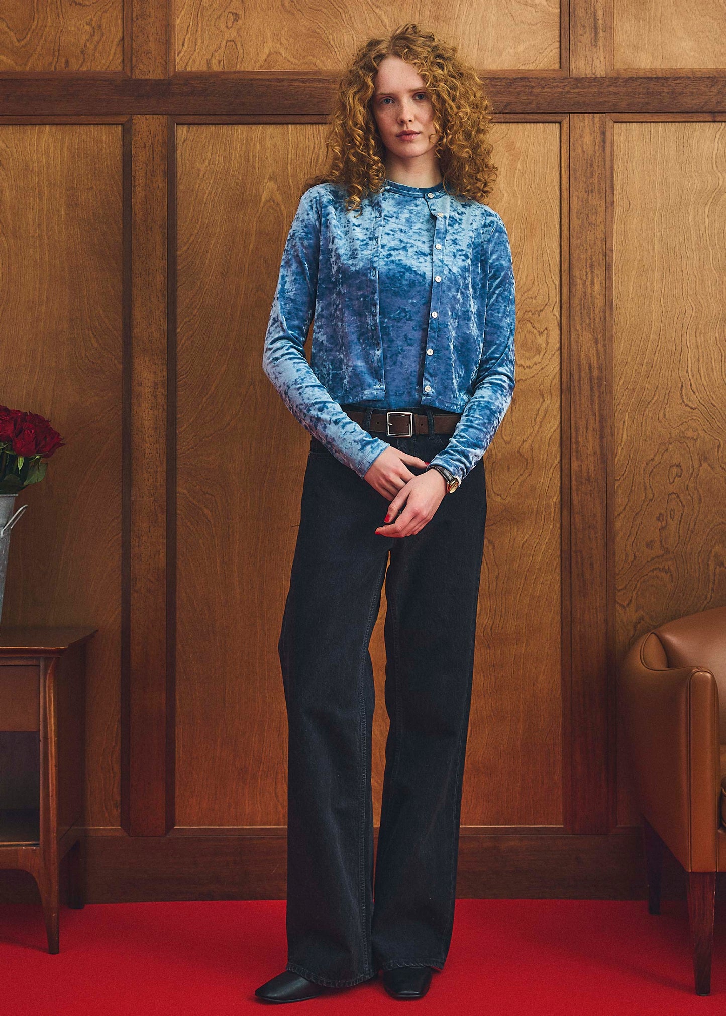 【Oblada】VELOR CARDIGAN