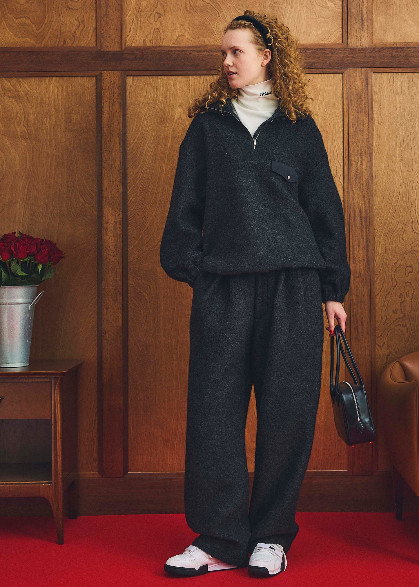 【Oblada】WOOL FLEECE TOPS