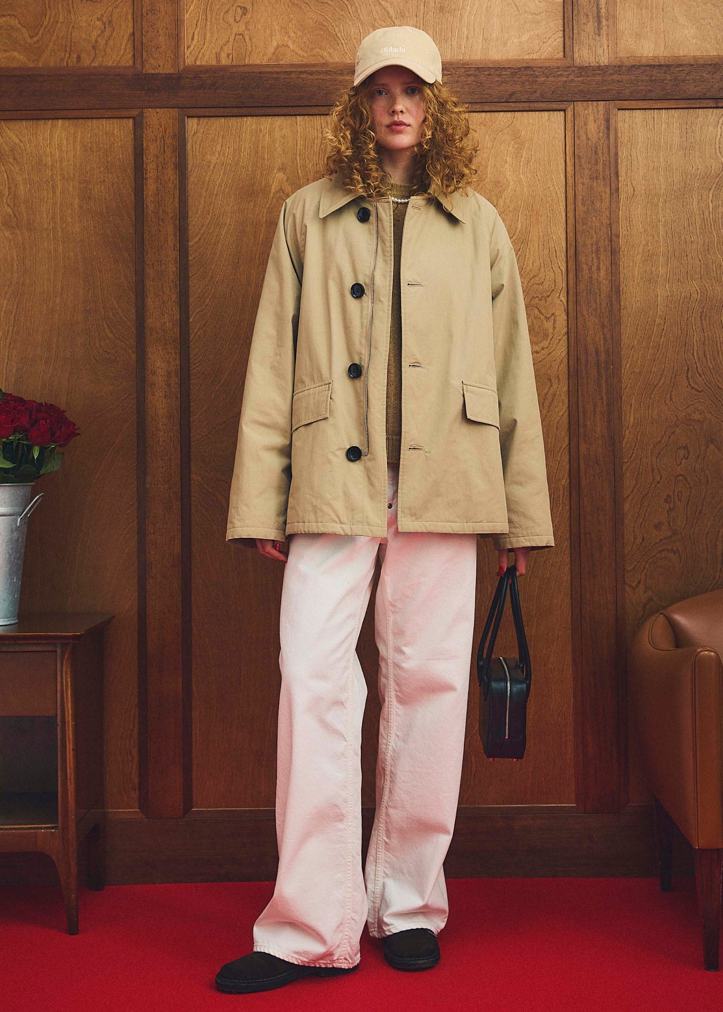 【Oblada】FEATHER COAT MINI