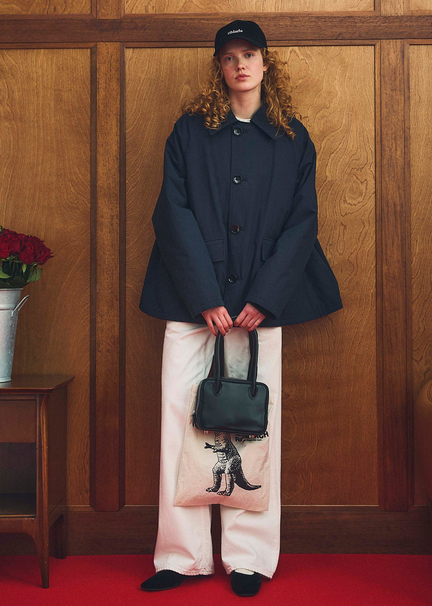 【Oblada】FEATHER COAT MINI
