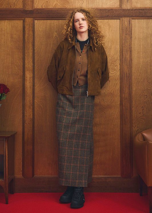 【Oblada】GABRIEL SKIRT GUN CLUB CHECK