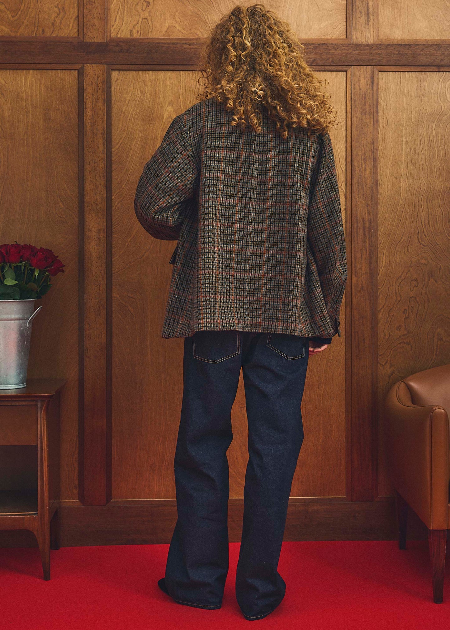 【Oblada】UNCONSTRUCTION JACKET GUN CLUB CHECK