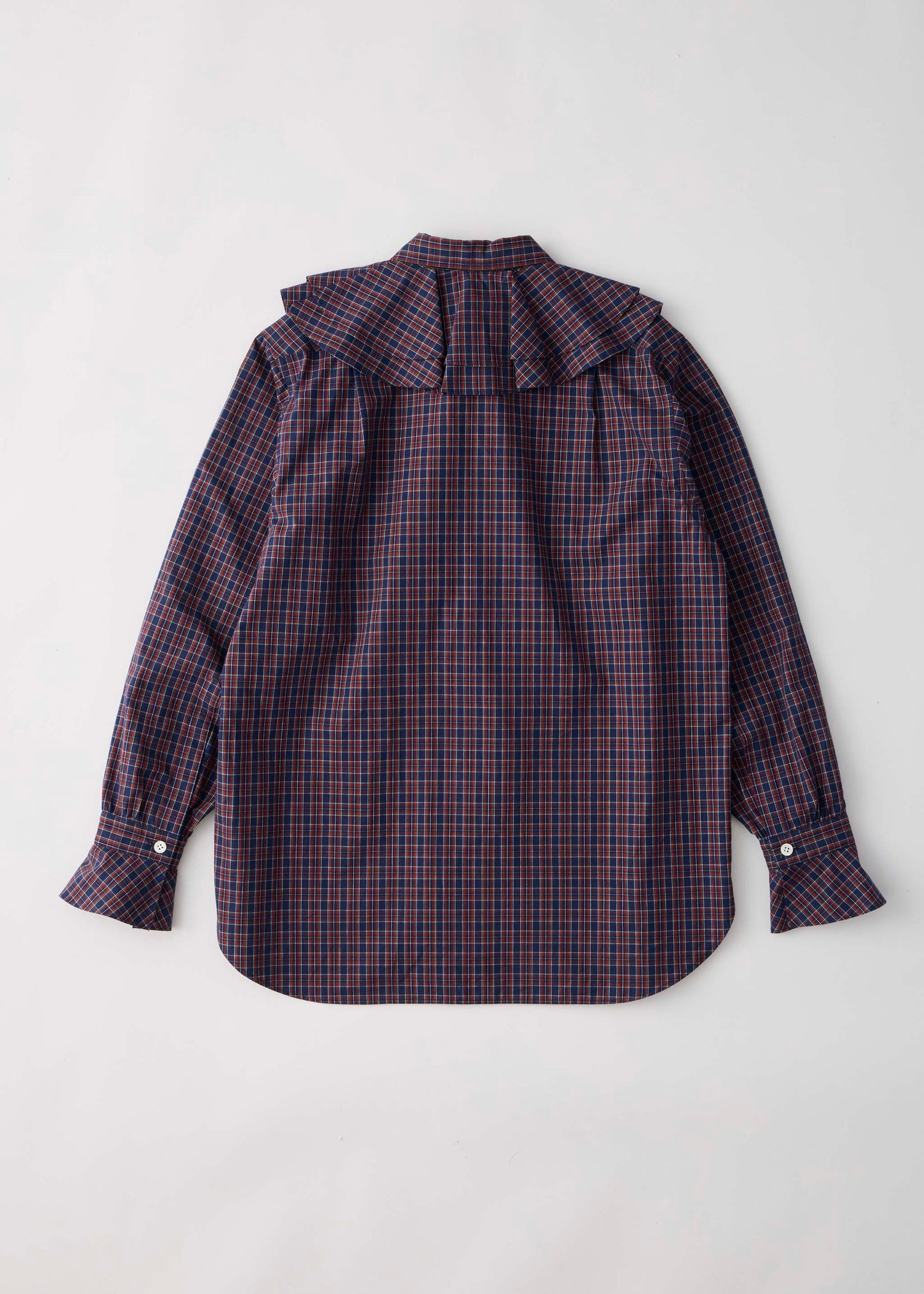 【ONLINE PREORDER】CHECK RUFFLE BLOUSE