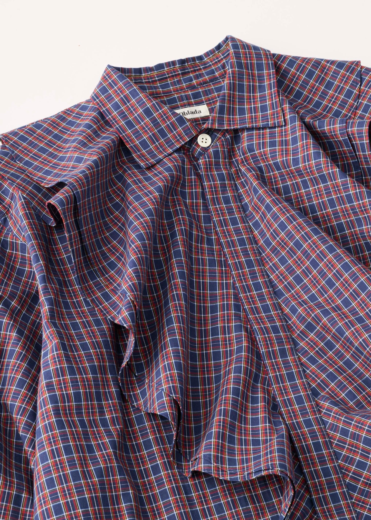 【ONLINE PREORDER】CHECK RUFFLE BLOUSE