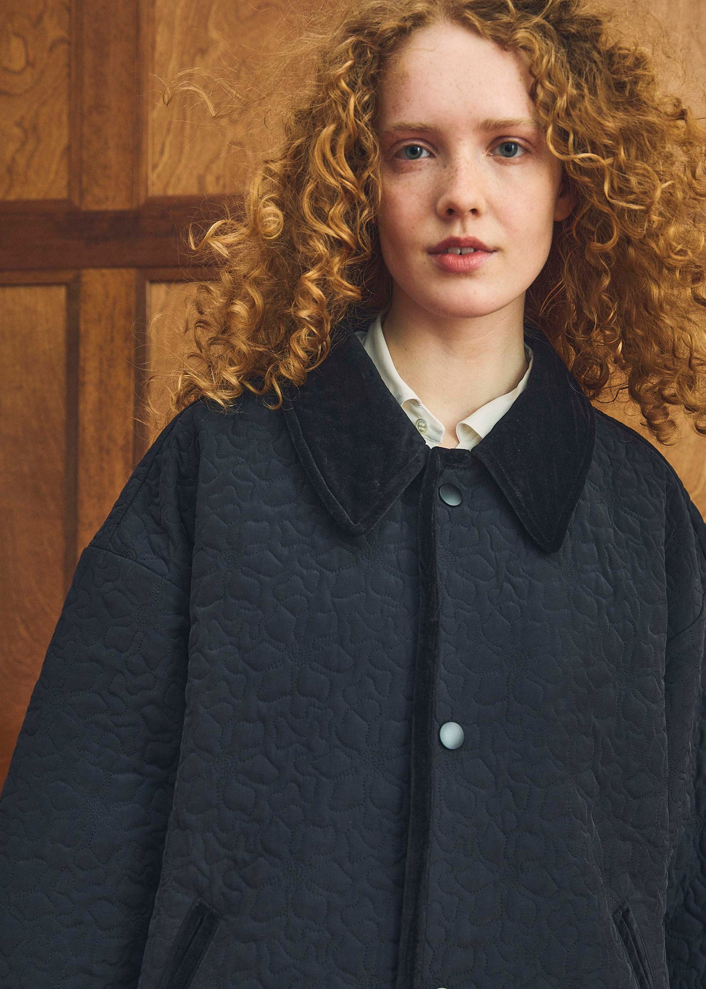 【Oblada】FLOWER EMBROIDERY COAT