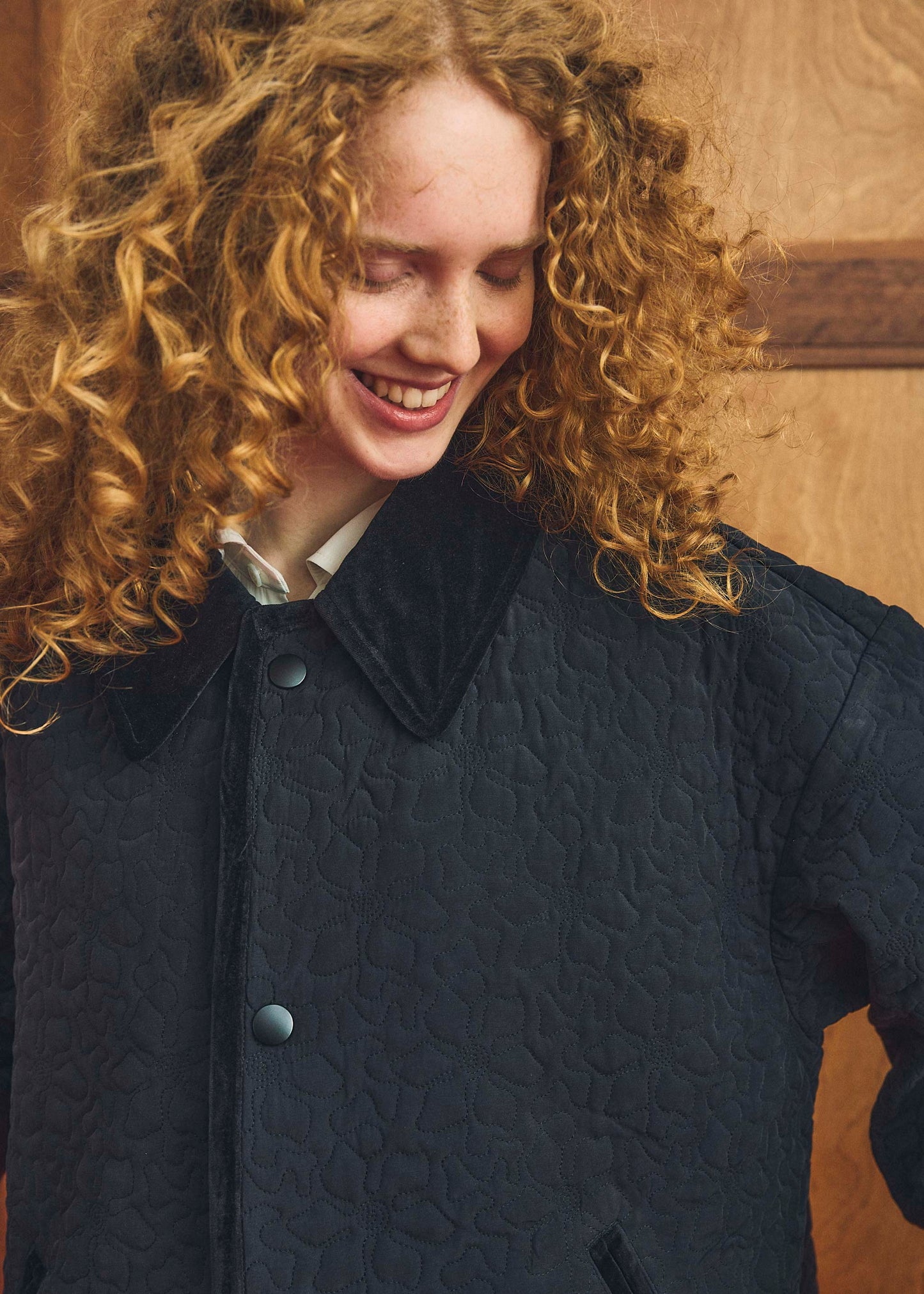 【Oblada】FLOWER EMBROIDERY COAT