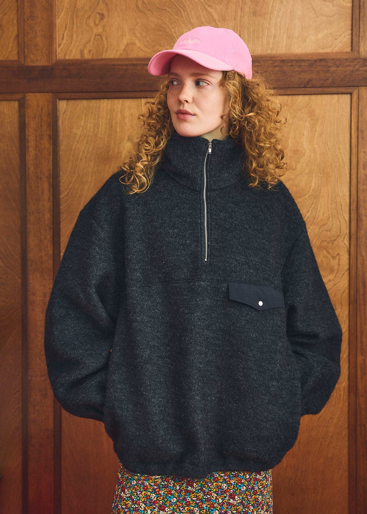 【Oblada】WOOL FLEECE TOPS