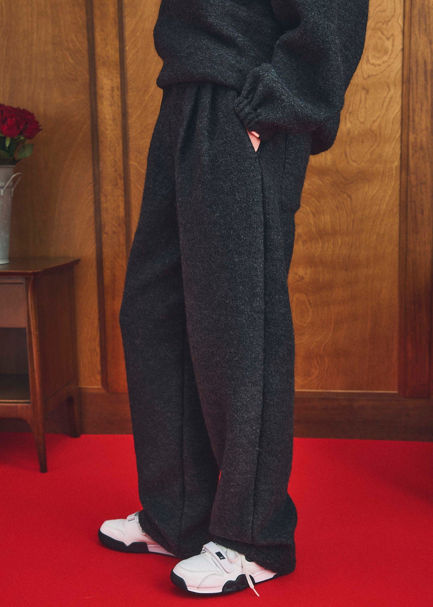 【Oblada】FINE PANTS WOOL FLEECE