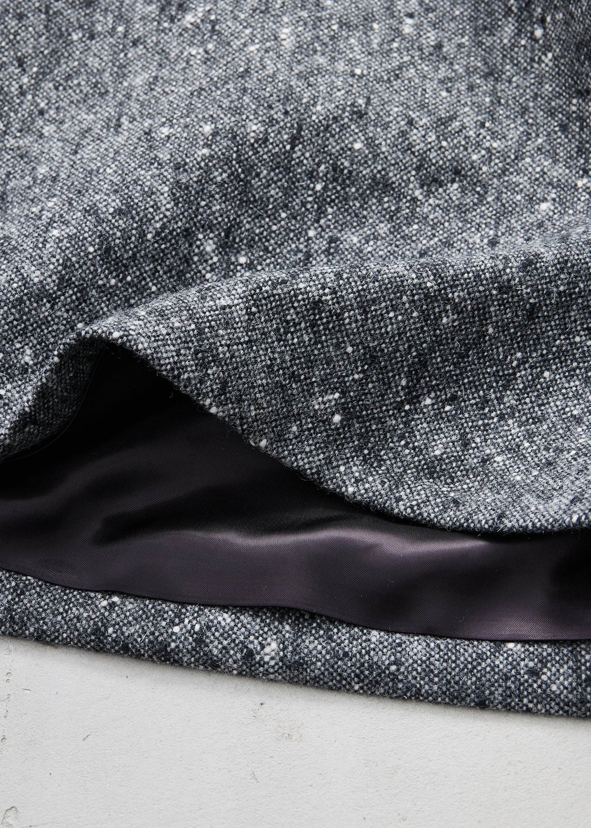【Oblada】ALFRED MINI SKIRT HOMESPUN