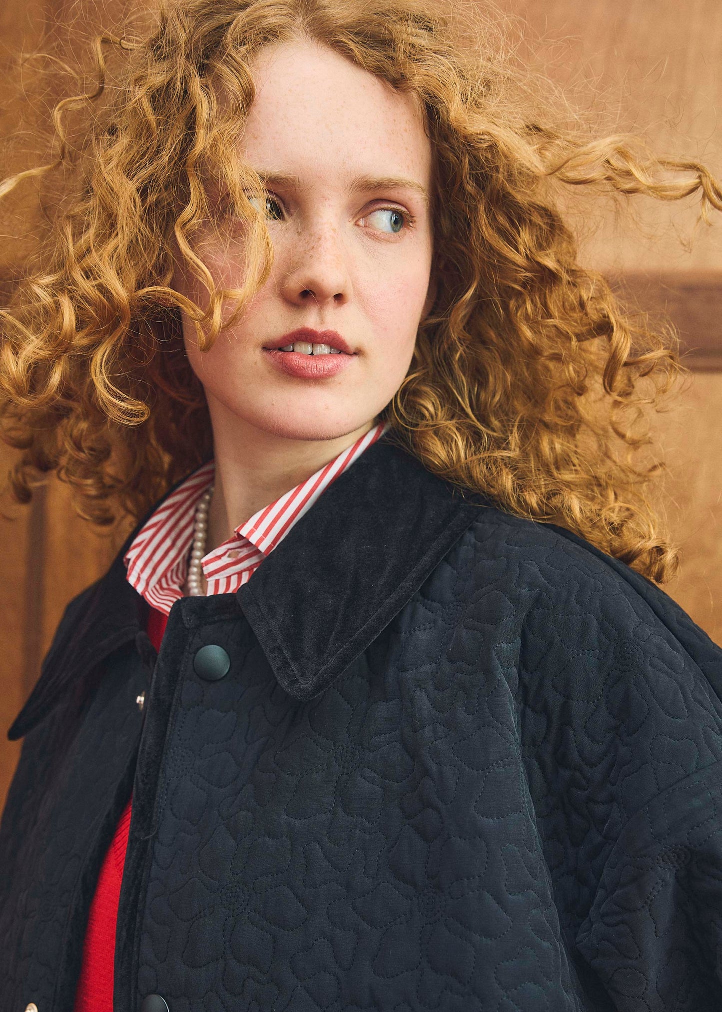 【Oblada】FLOWER EMBROIDERY COAT