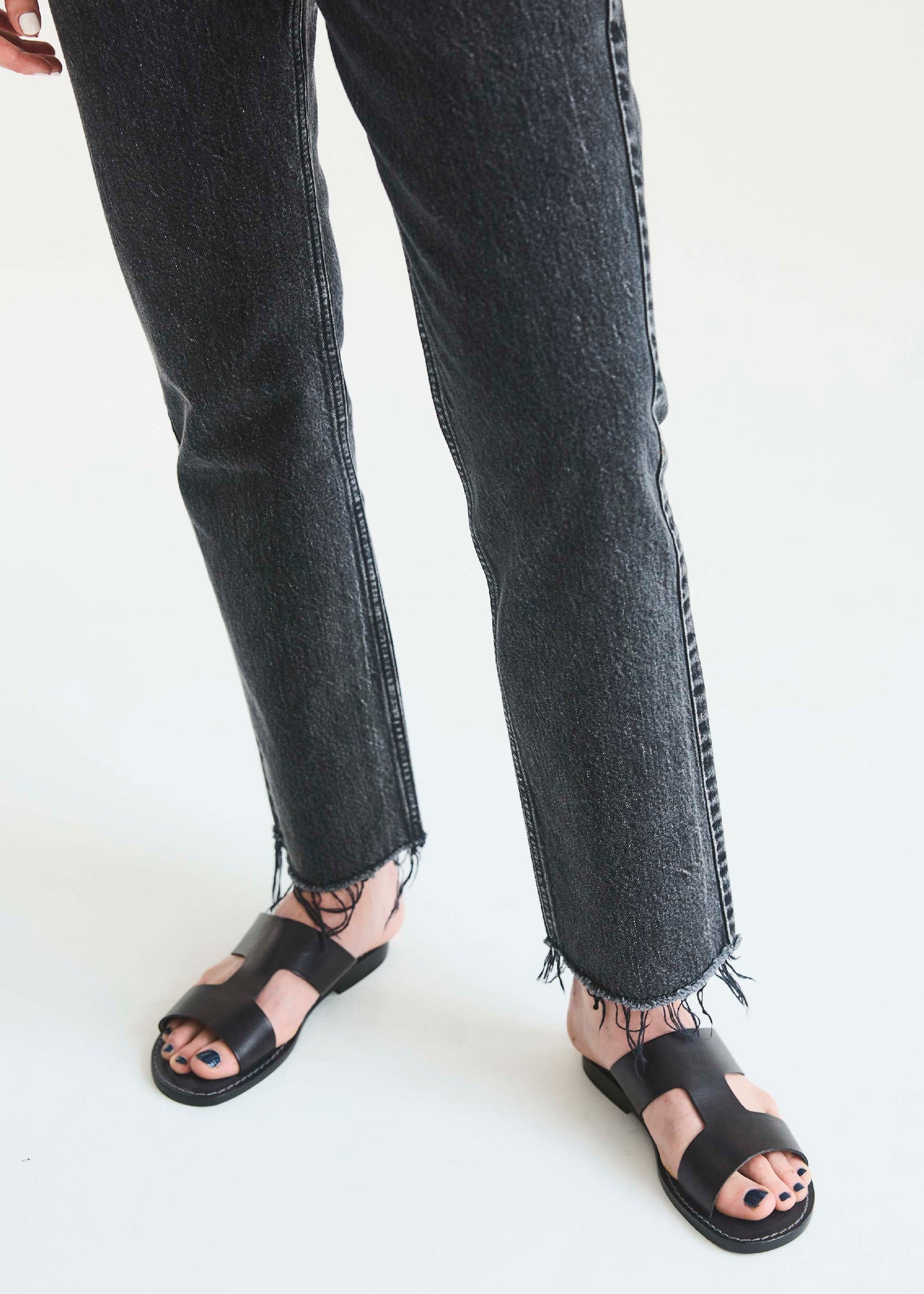 【Oblada】HIGH WAIST CUT OFF