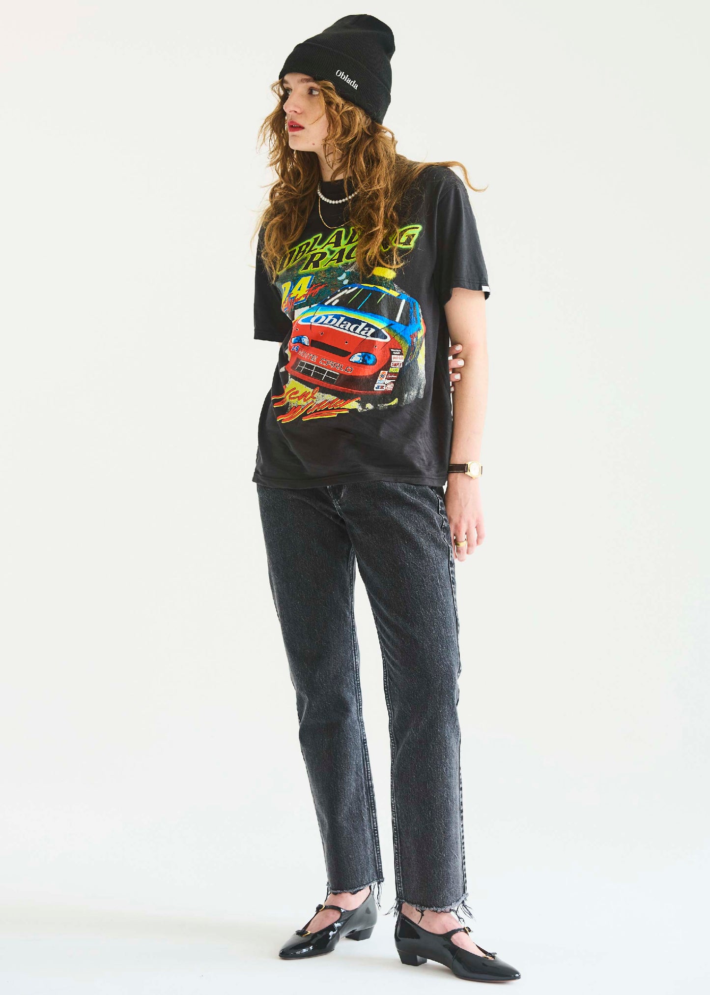 【Oblada】HIGH WAIST CUT OFF