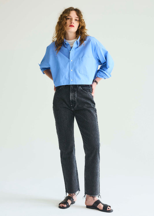 【Oblada】HIGH WAIST CUT OFF