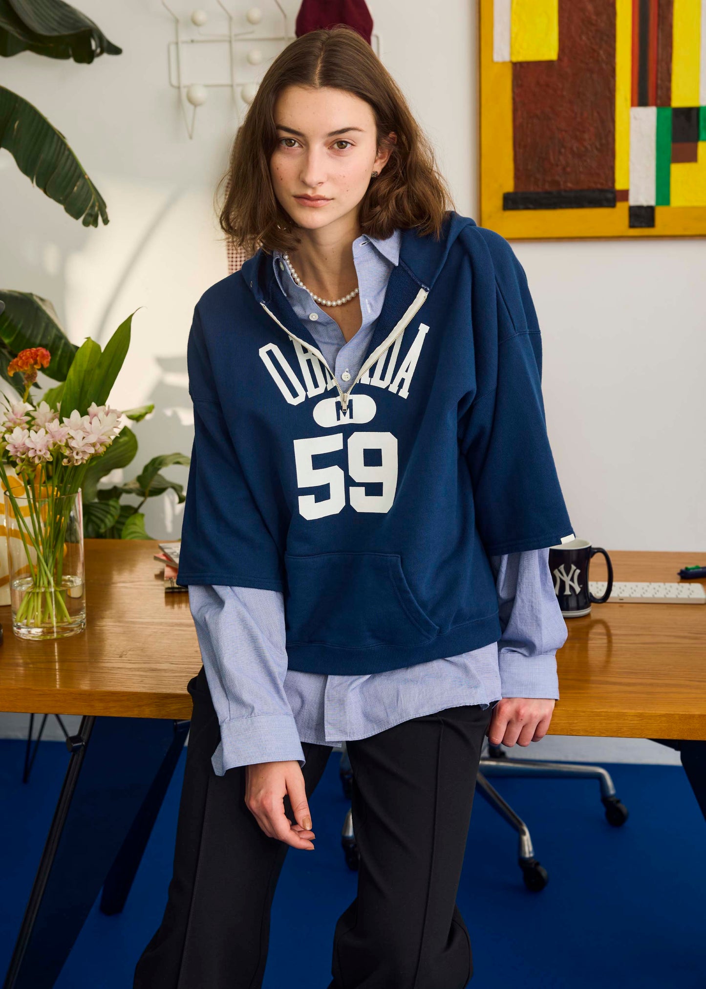 【ONLINE PREORDER】HALF ZIP HOODIE