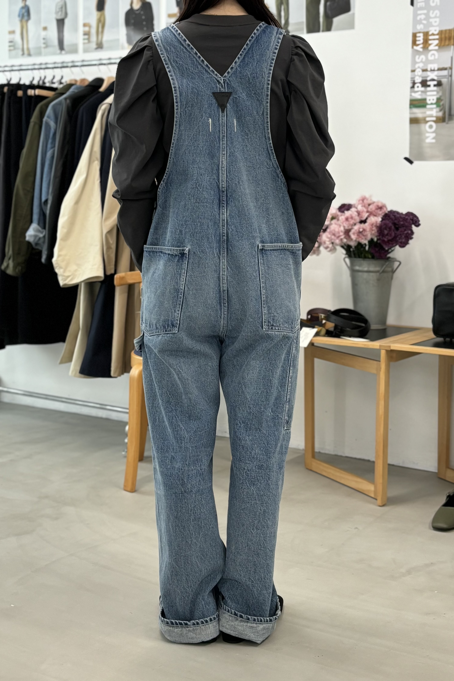 【Oblada】SHIRRING JERSEY BLOUSE