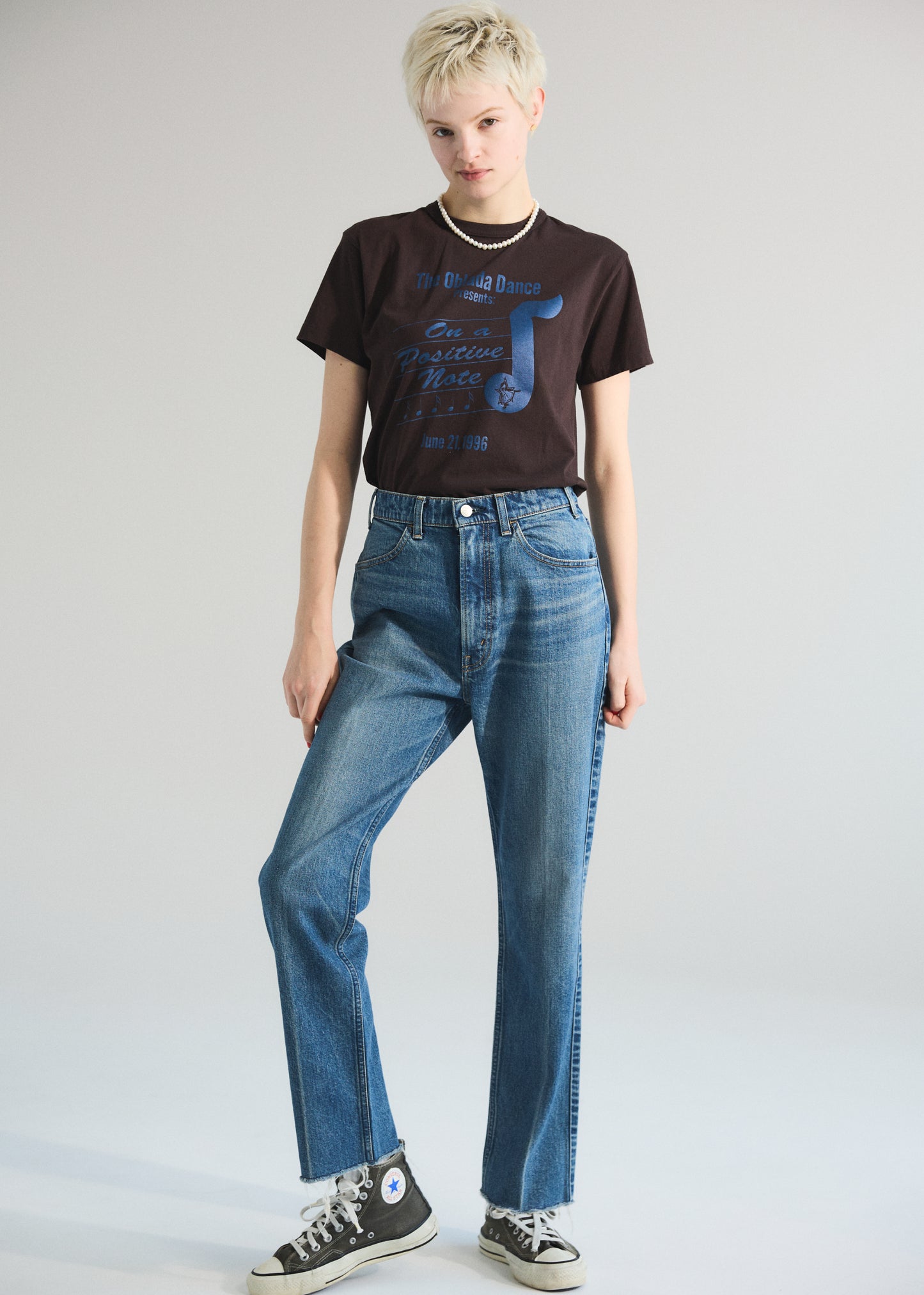 【Oblada】HIGH WAIST CUT OFF