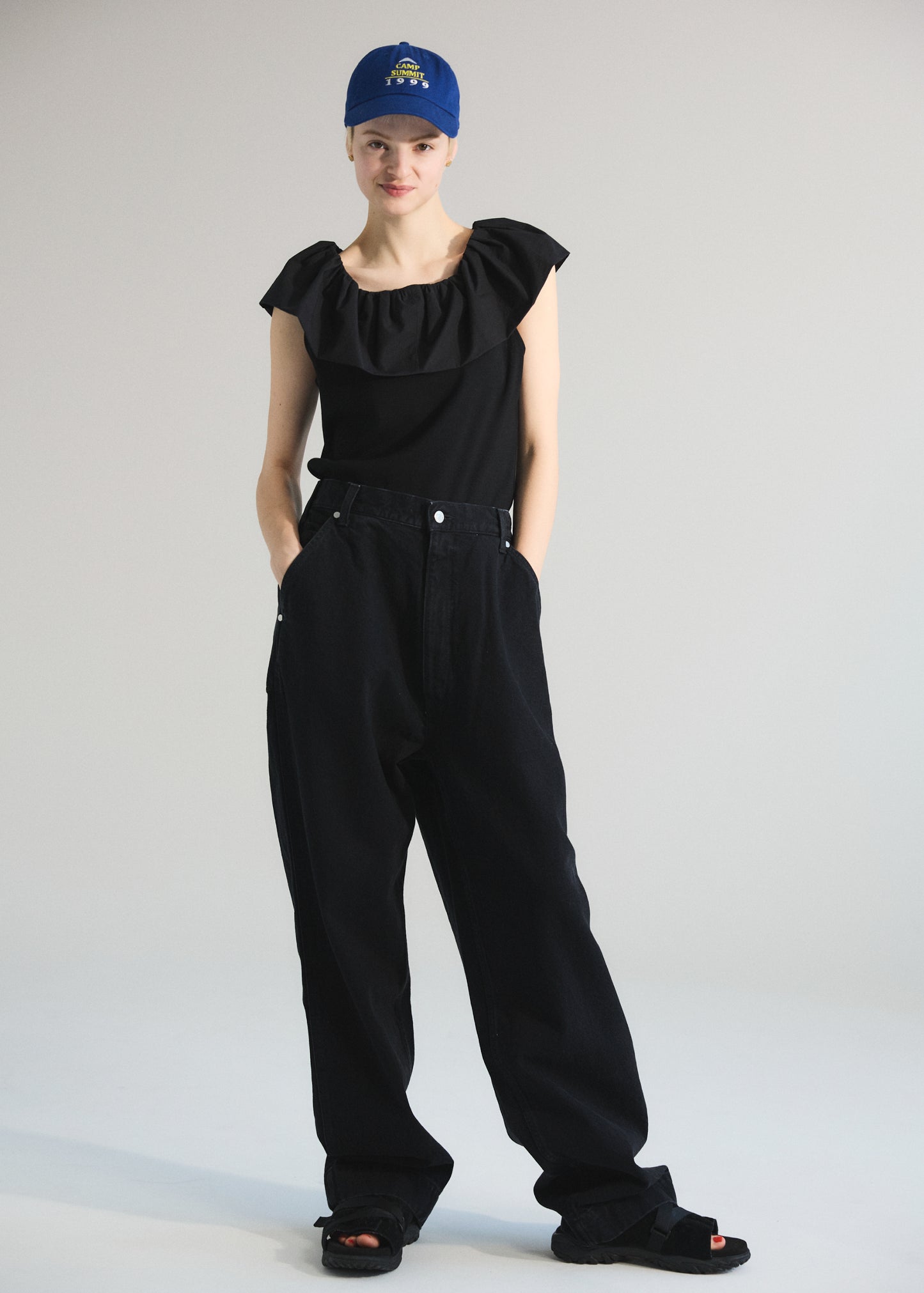【Oblada】SKATER JEANS