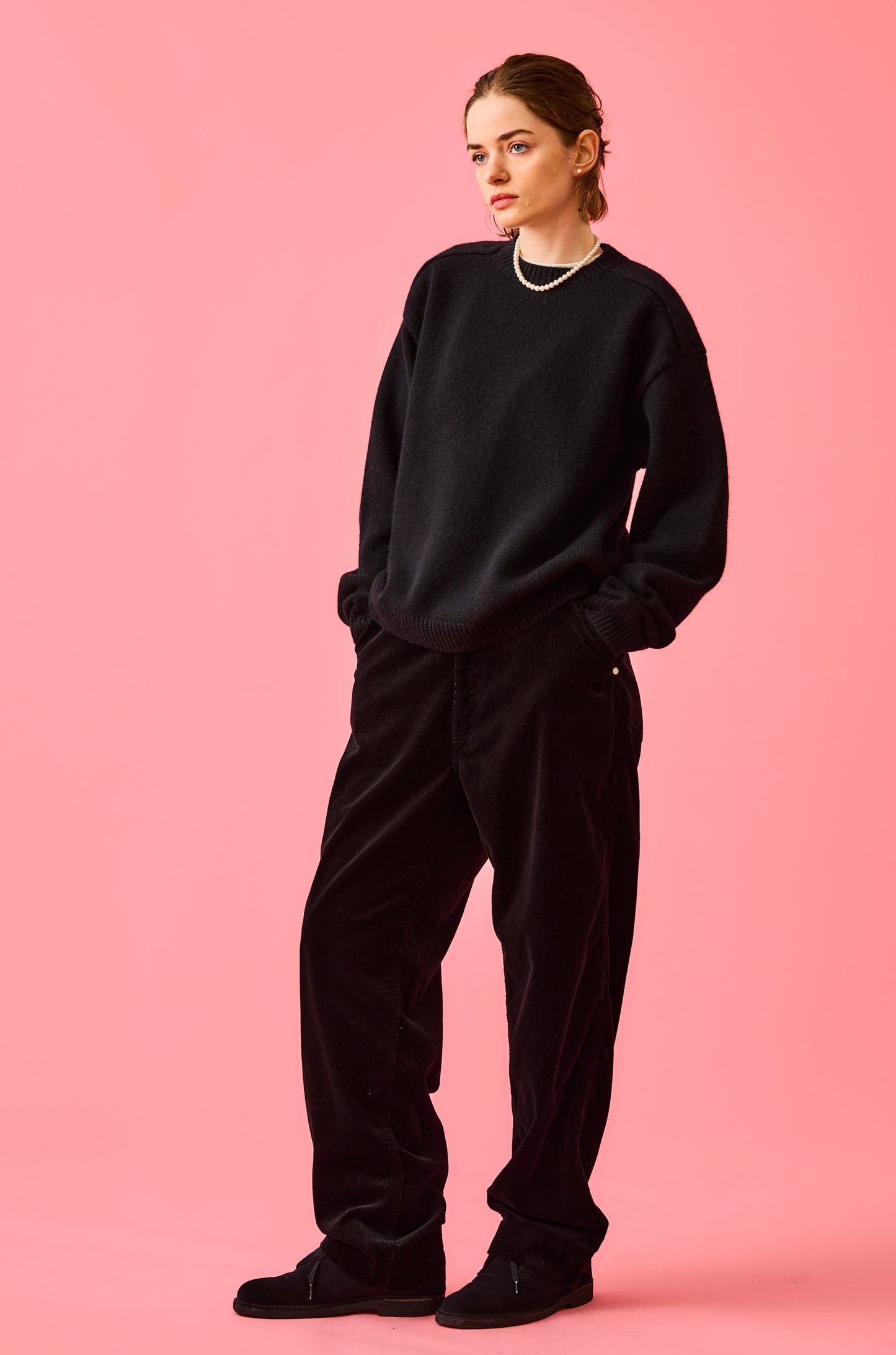 【Oblada】SKATER JEANS CORDUROY