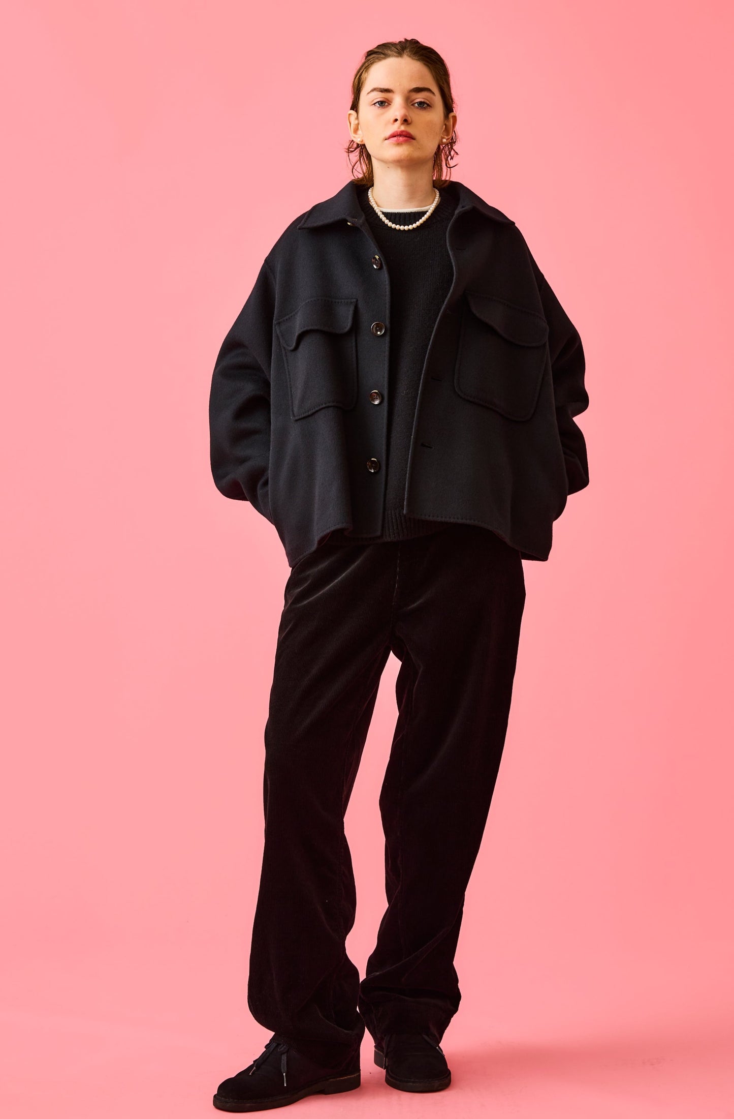 【Oblada】SKATER JEANS CORDUROY