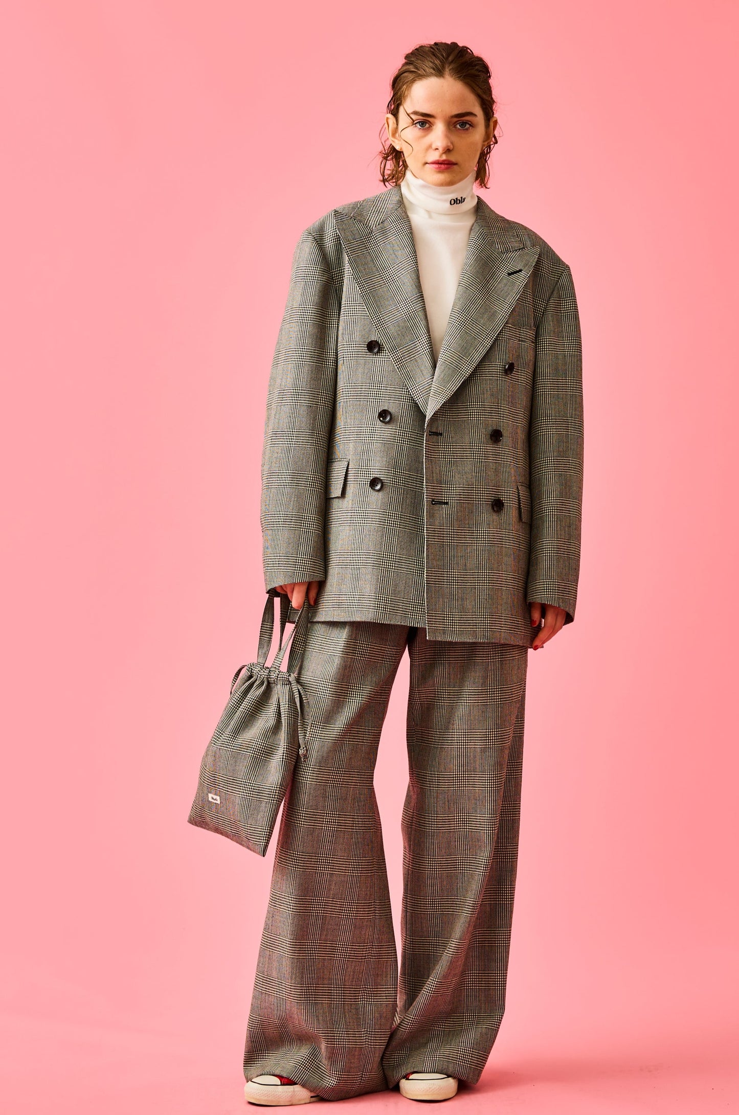 【Oblada】ANDREW CHECK JACKET