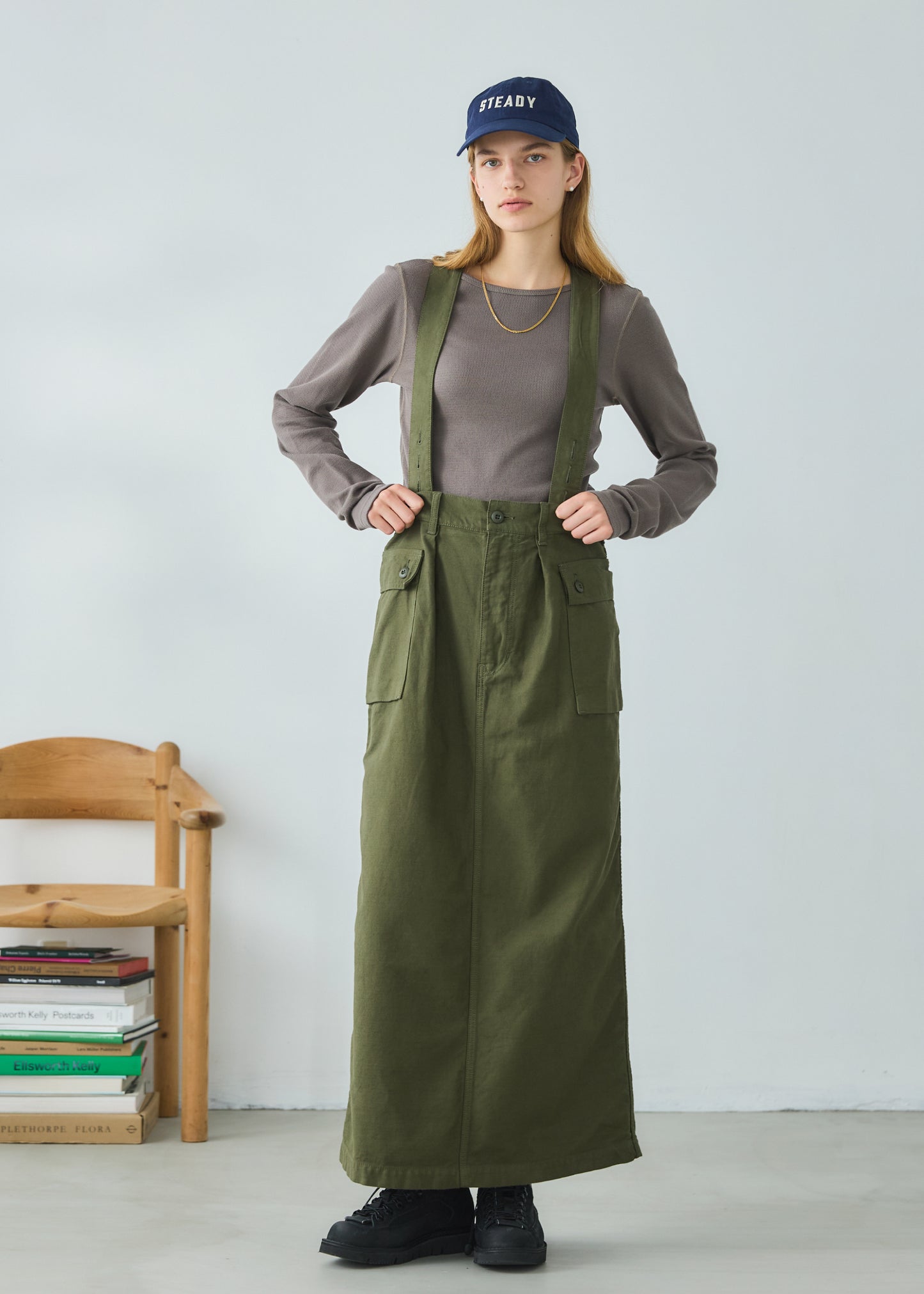 【Oblada】CARGO SKIRT