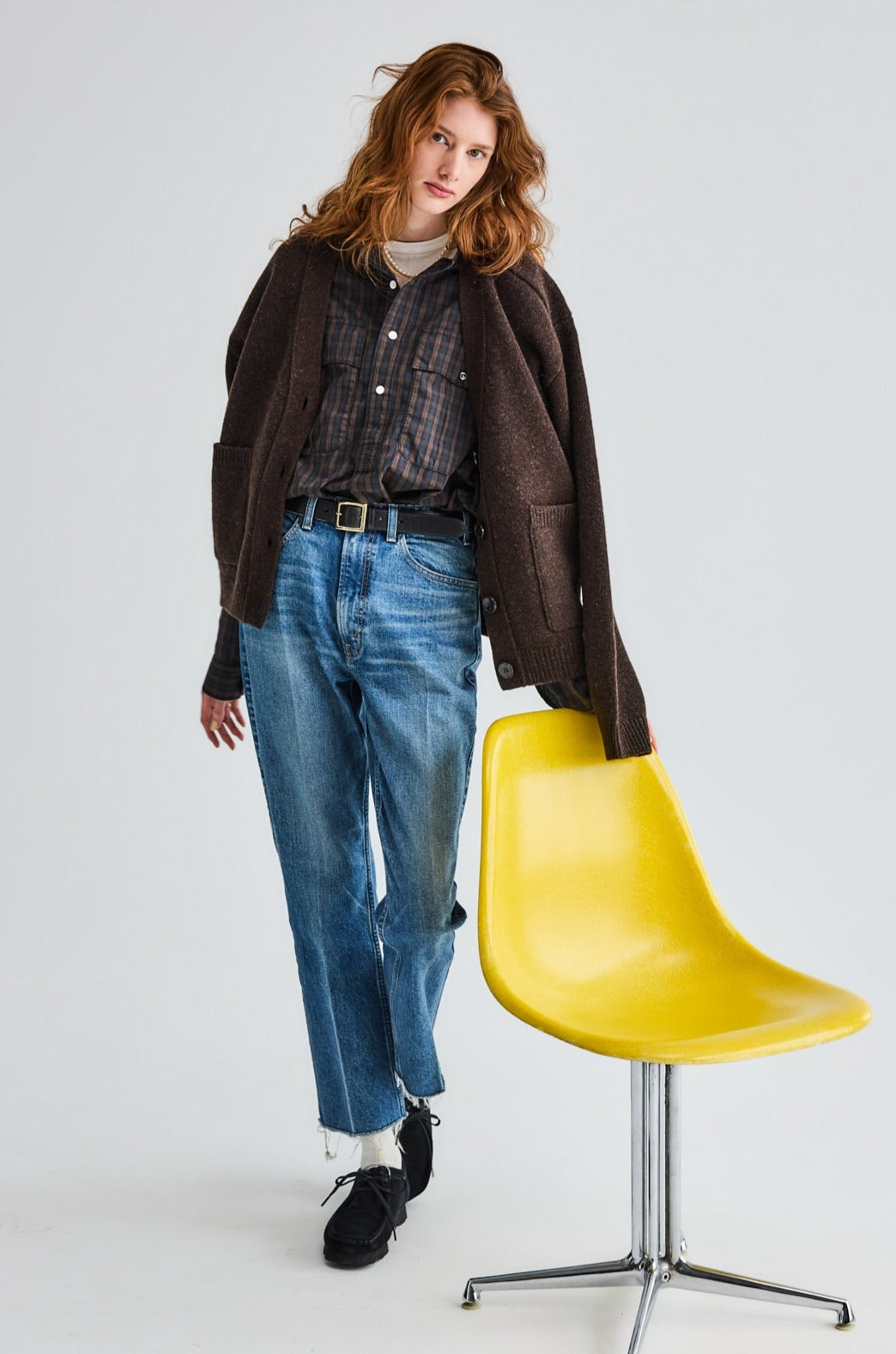 【Oblada】HIGH WAIST CUT OFF