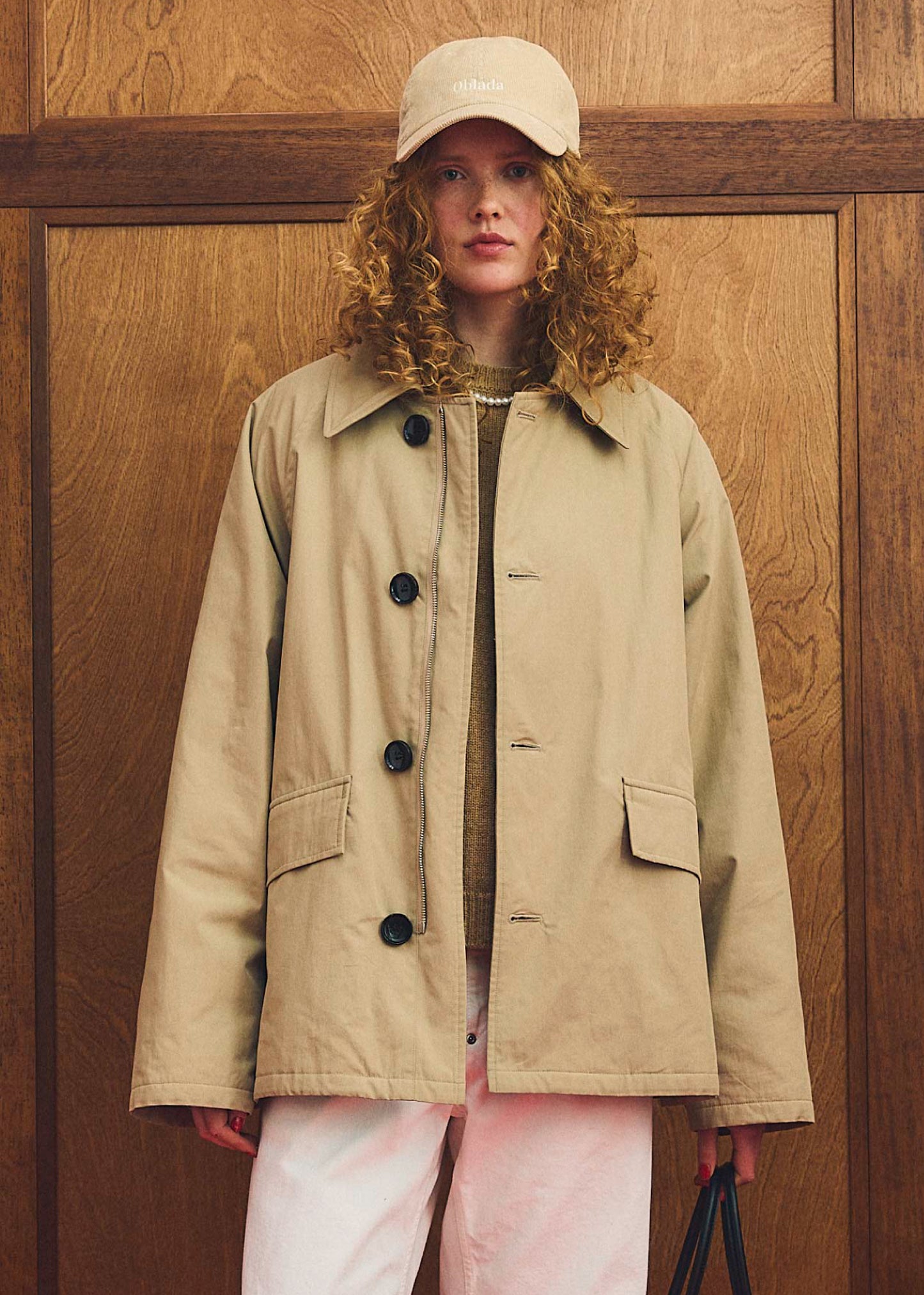 【Oblada】FEATHER COAT MINI