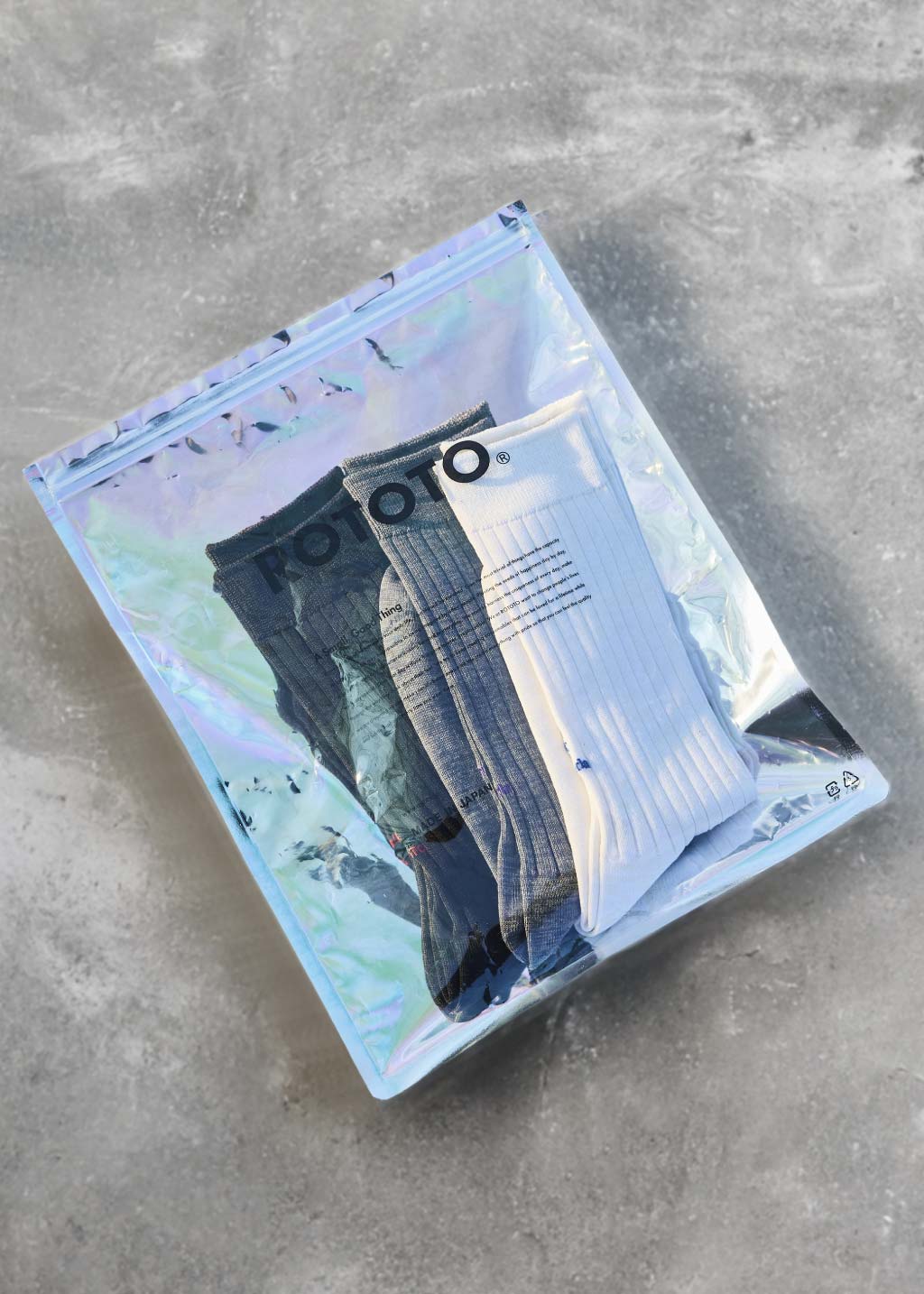 Oblada × ROTOTO 3PACK SOCKS