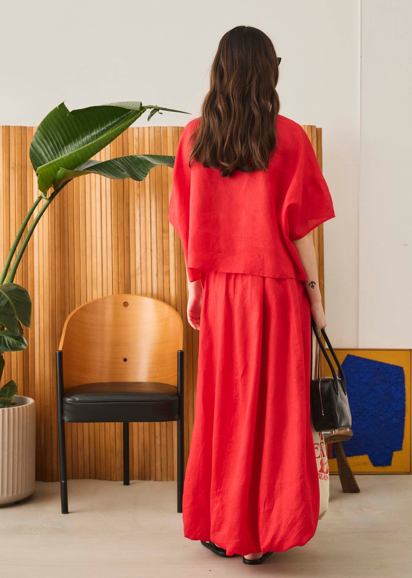 【Oblada】LINEN BALLOON SKIRT