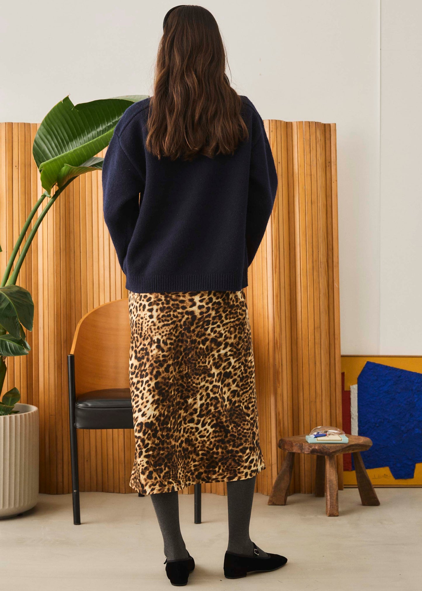 【Oblada】LEOPARD SKIRT