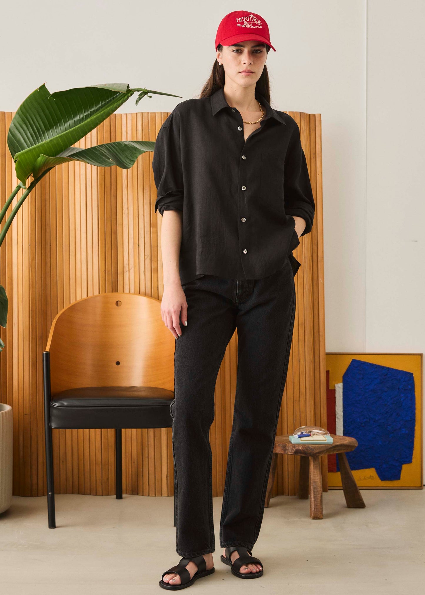 【Oblada】BAGGY SHIRT
