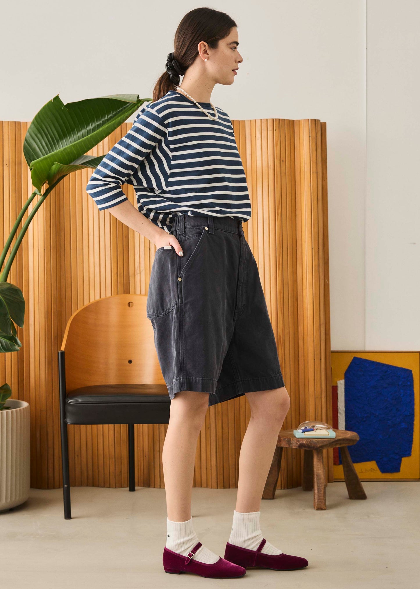 【Oblada】SKATER DUCK SHORTS