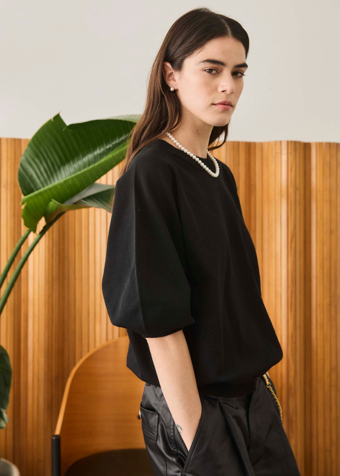 【Oblada】GI SHORTS LEATHER LIKE