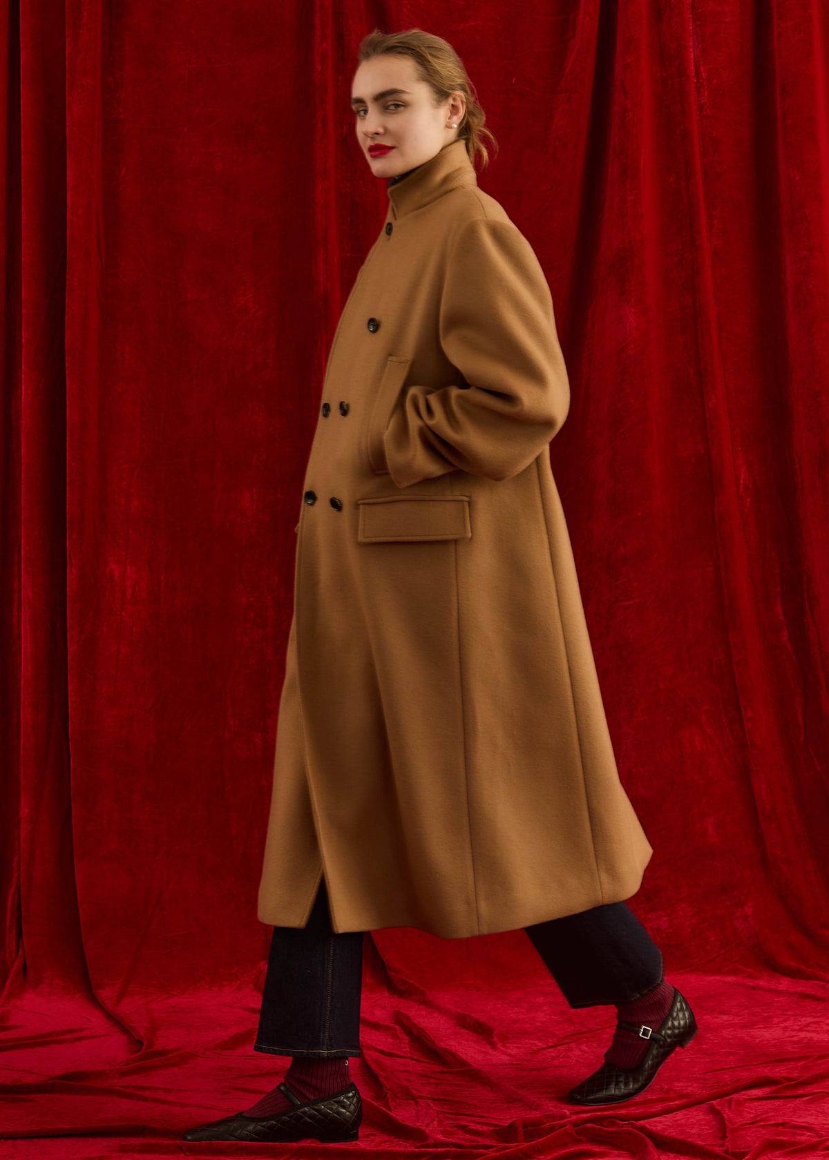 【Oblada】CHARLES COAT CAMEL