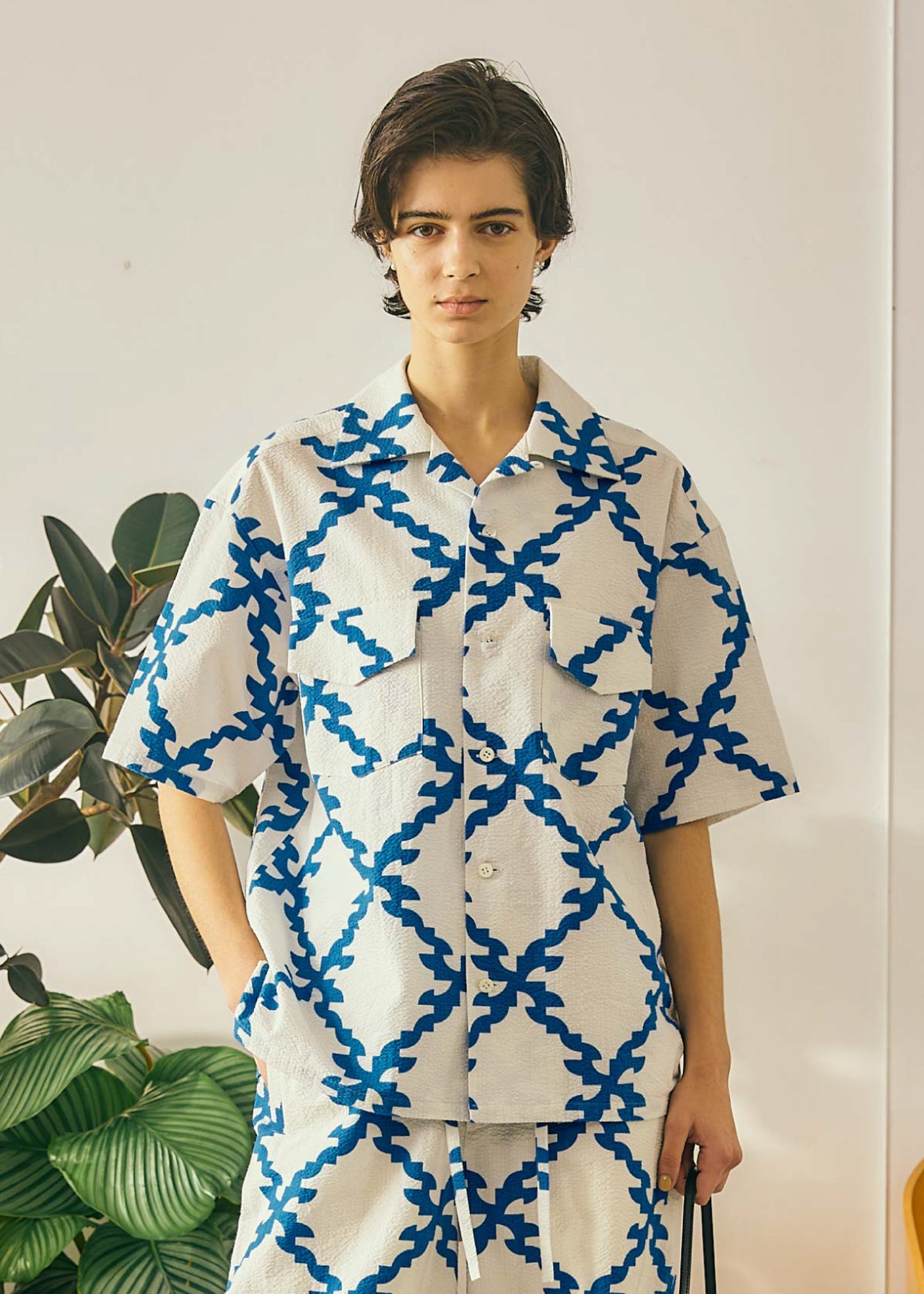 【Oblada】FOLK SHIRT