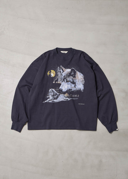 【ONLINE PREORDER】WOLF PRINT LONG TEE