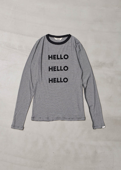 【ONLINE PREORDER】SHEER HELLO LONG TEE