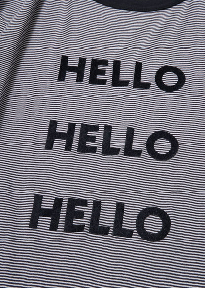【ONLINE PREORDER】SHEER HELLO LONG TEE