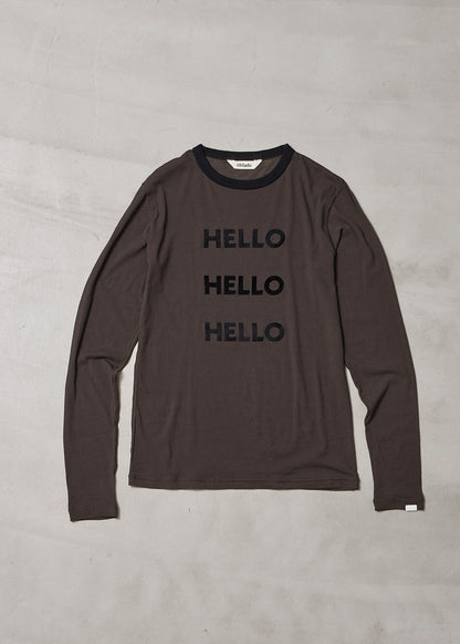 【ONLINE PREORDER】SHEER HELLO LONG TEE