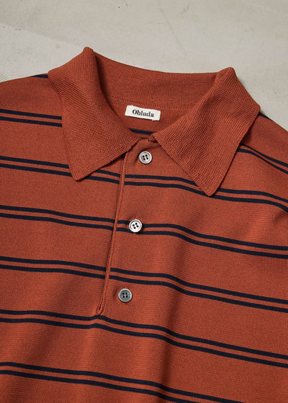 【ONLINE PREORDER】BORDER POLO KNIT