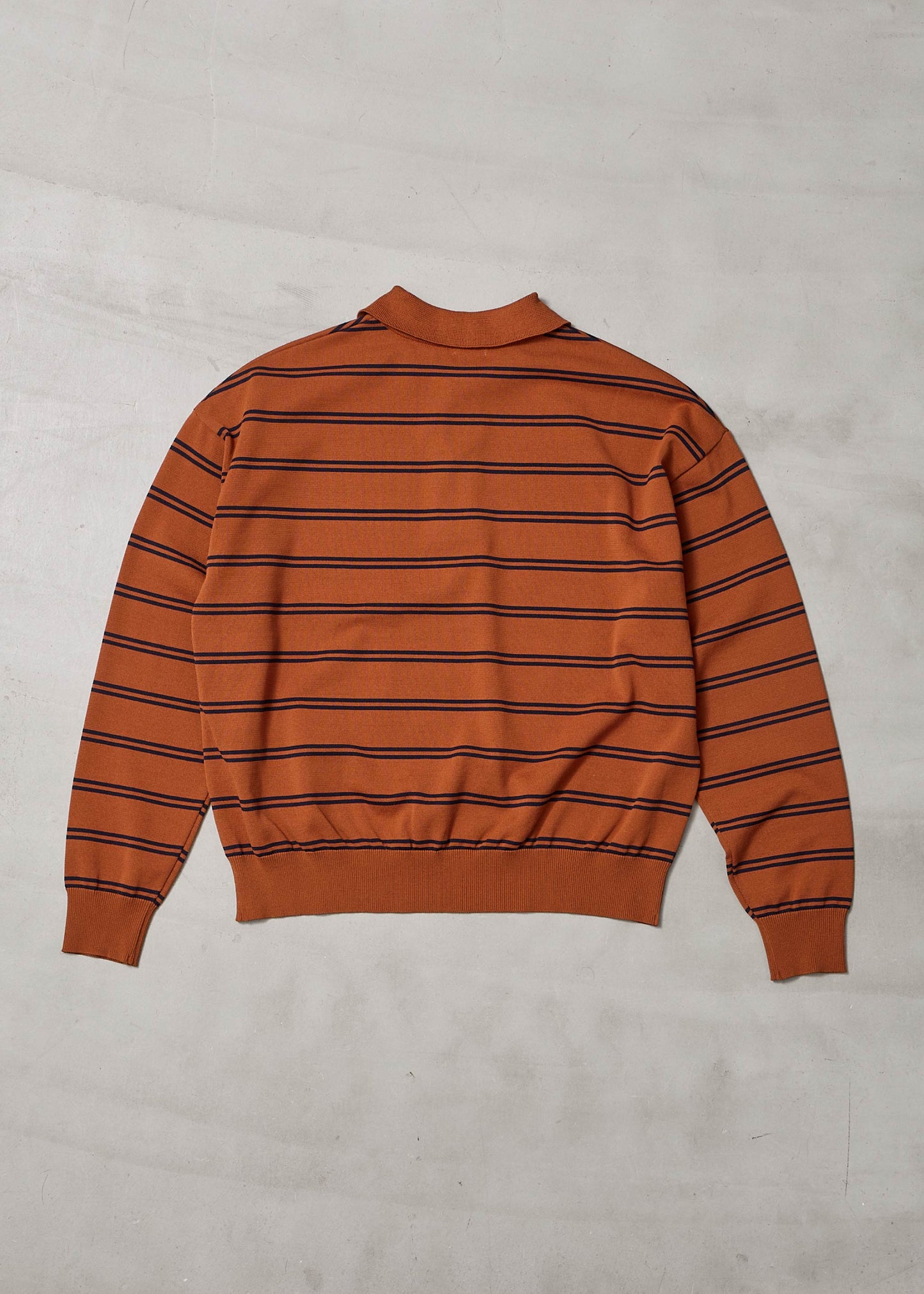 【ONLINE PREORDER】BORDER POLO KNIT
