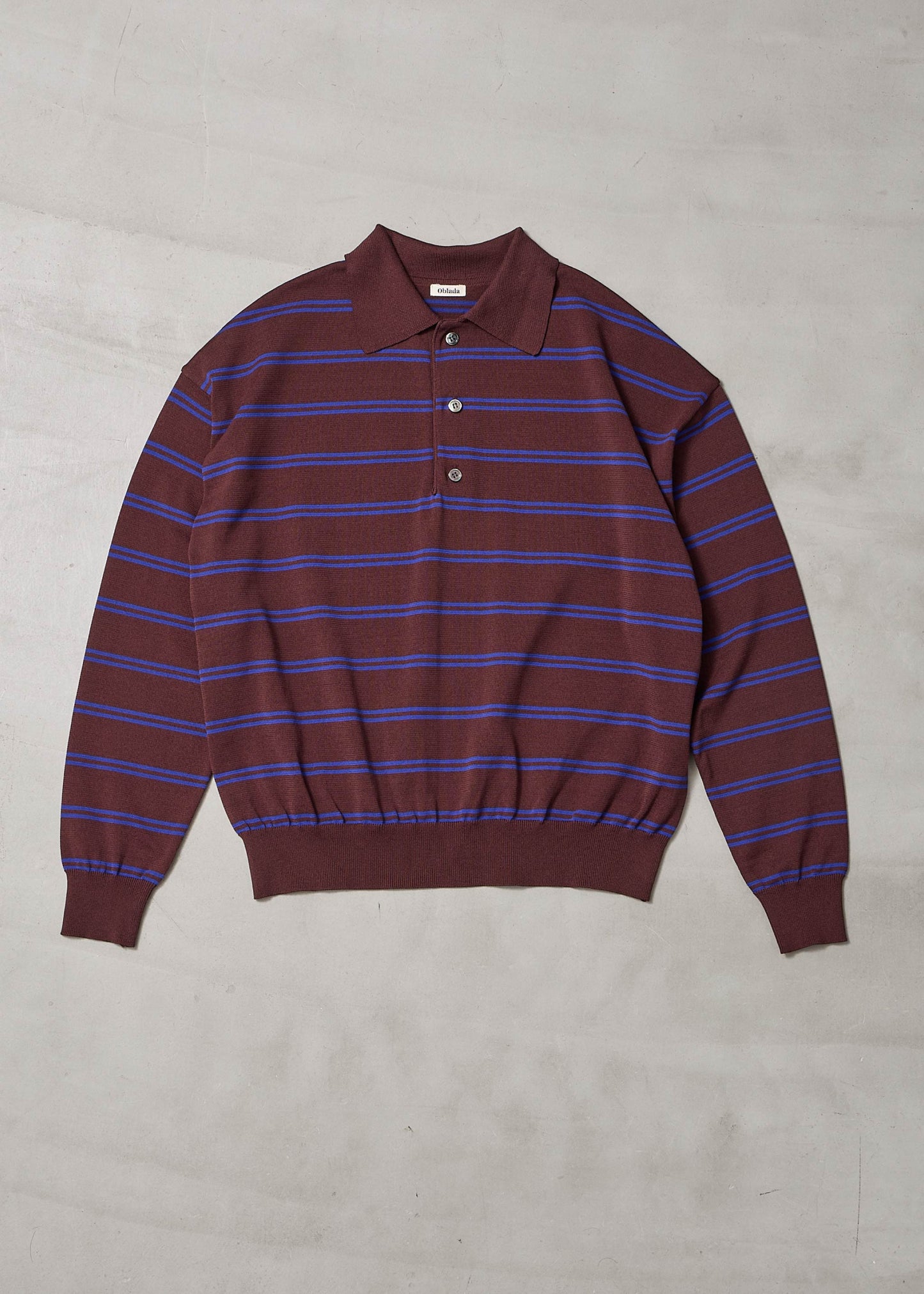 【ONLINE PREORDER】BORDER POLO KNIT