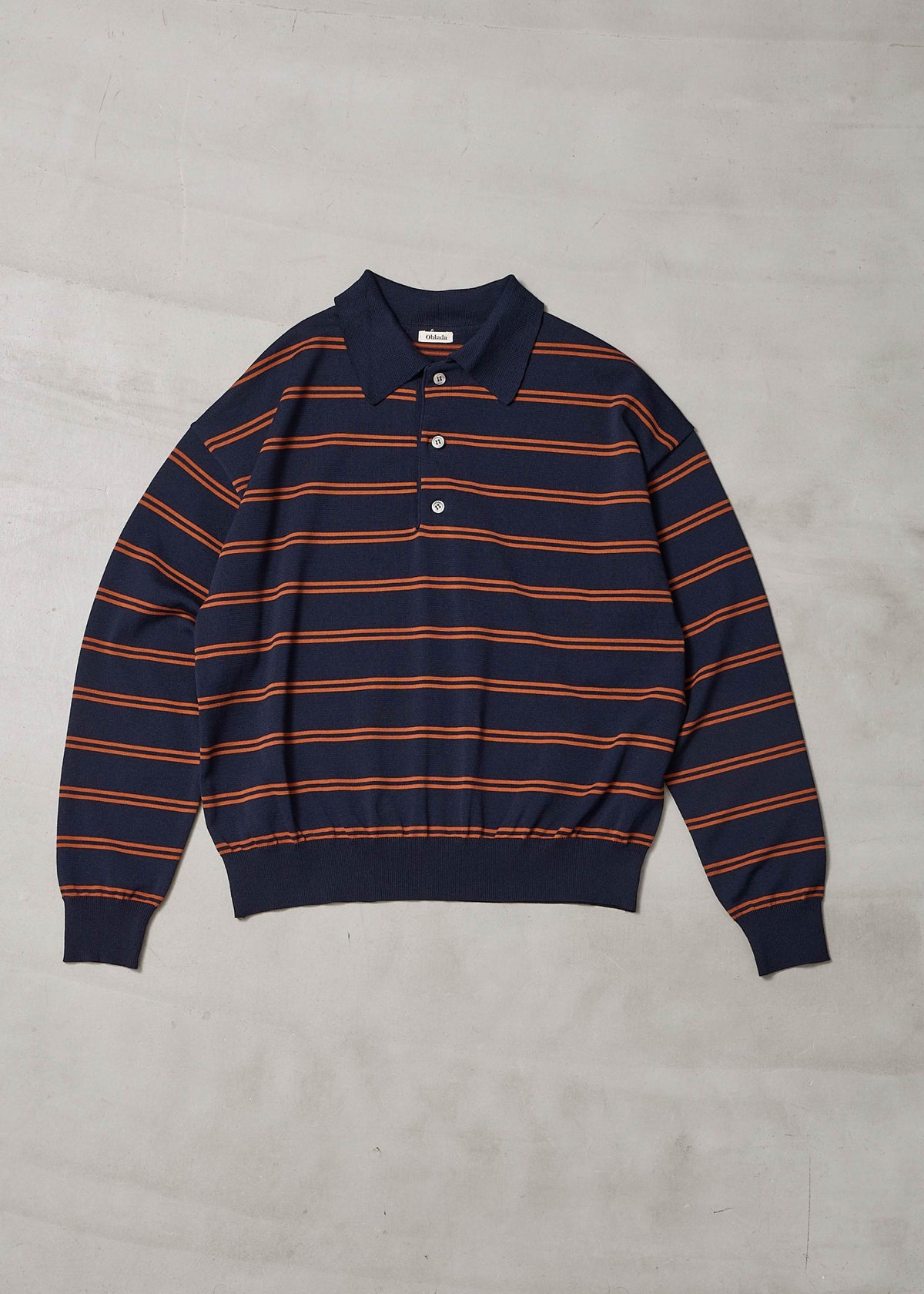 【ONLINE PREORDER】BORDER POLO KNIT