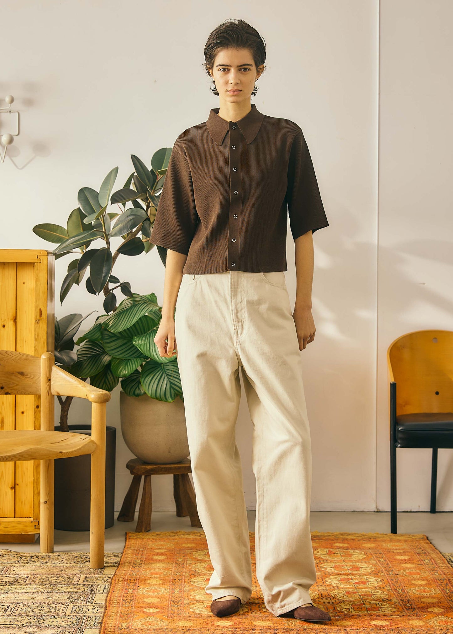 【Oblada】BUDDY JEANS IVORY