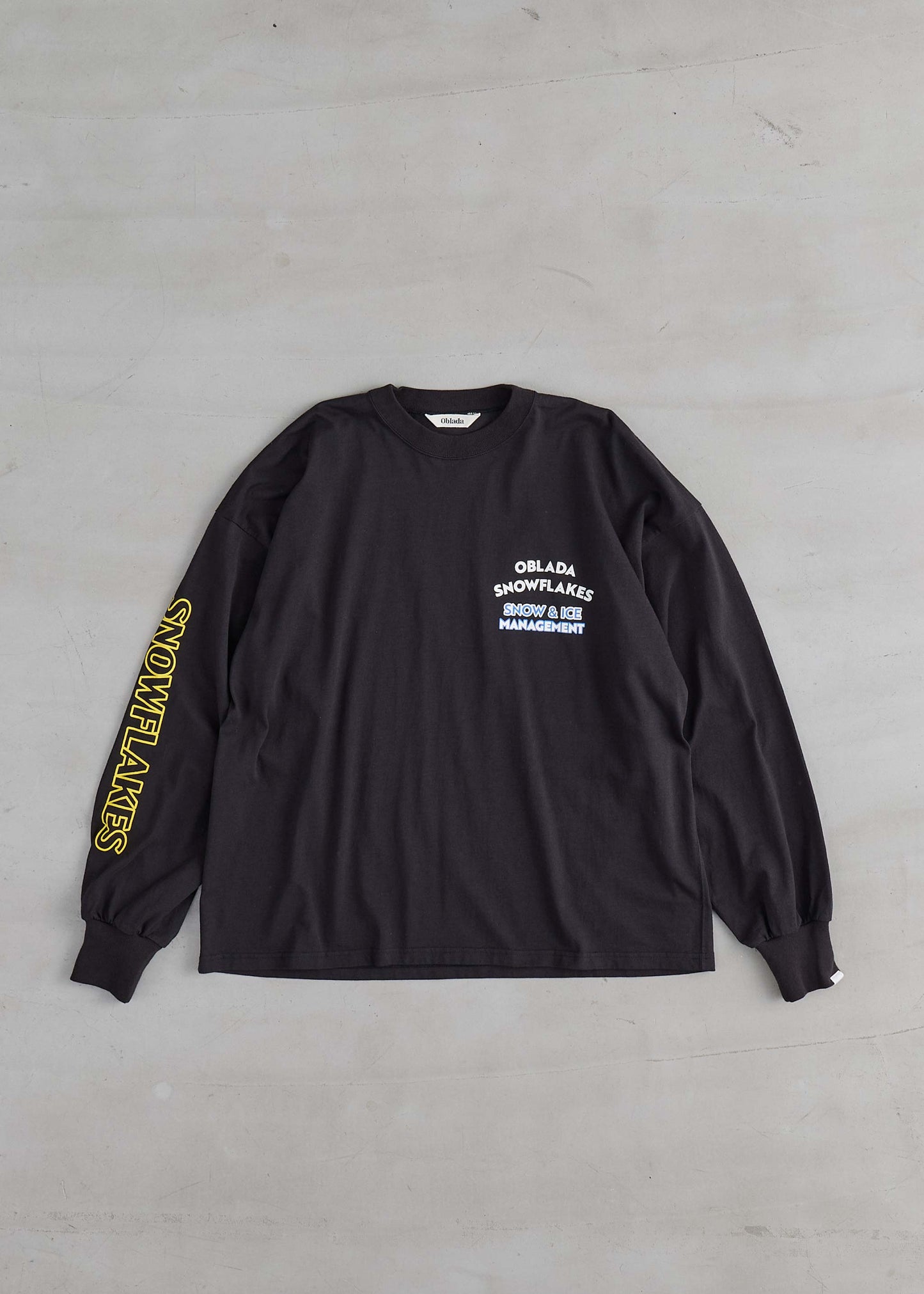 【Oblada】SNOWFLAKES LONG TEE