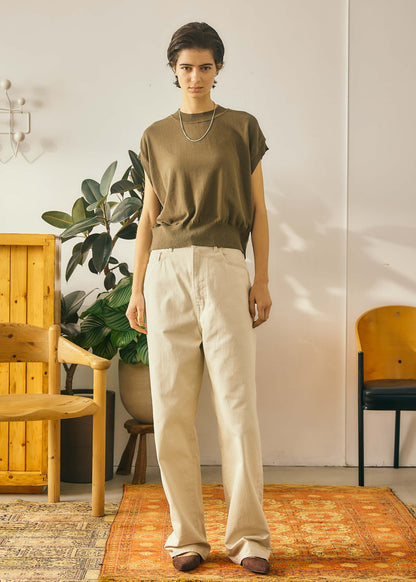 【Oblada】BUDDY JEANS IVORY